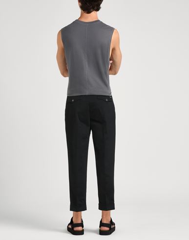 Re_hash Man Pants Black Size 30 Cotton, Elastane