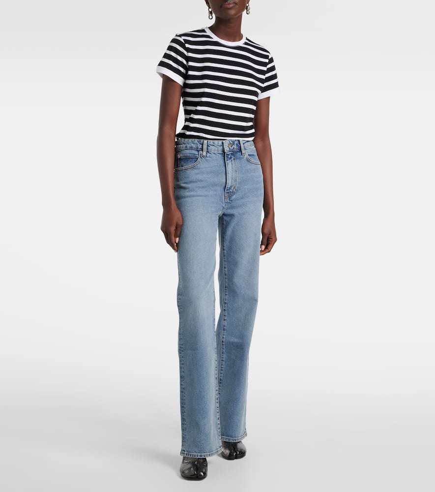 Arrow high-rise flared jeans