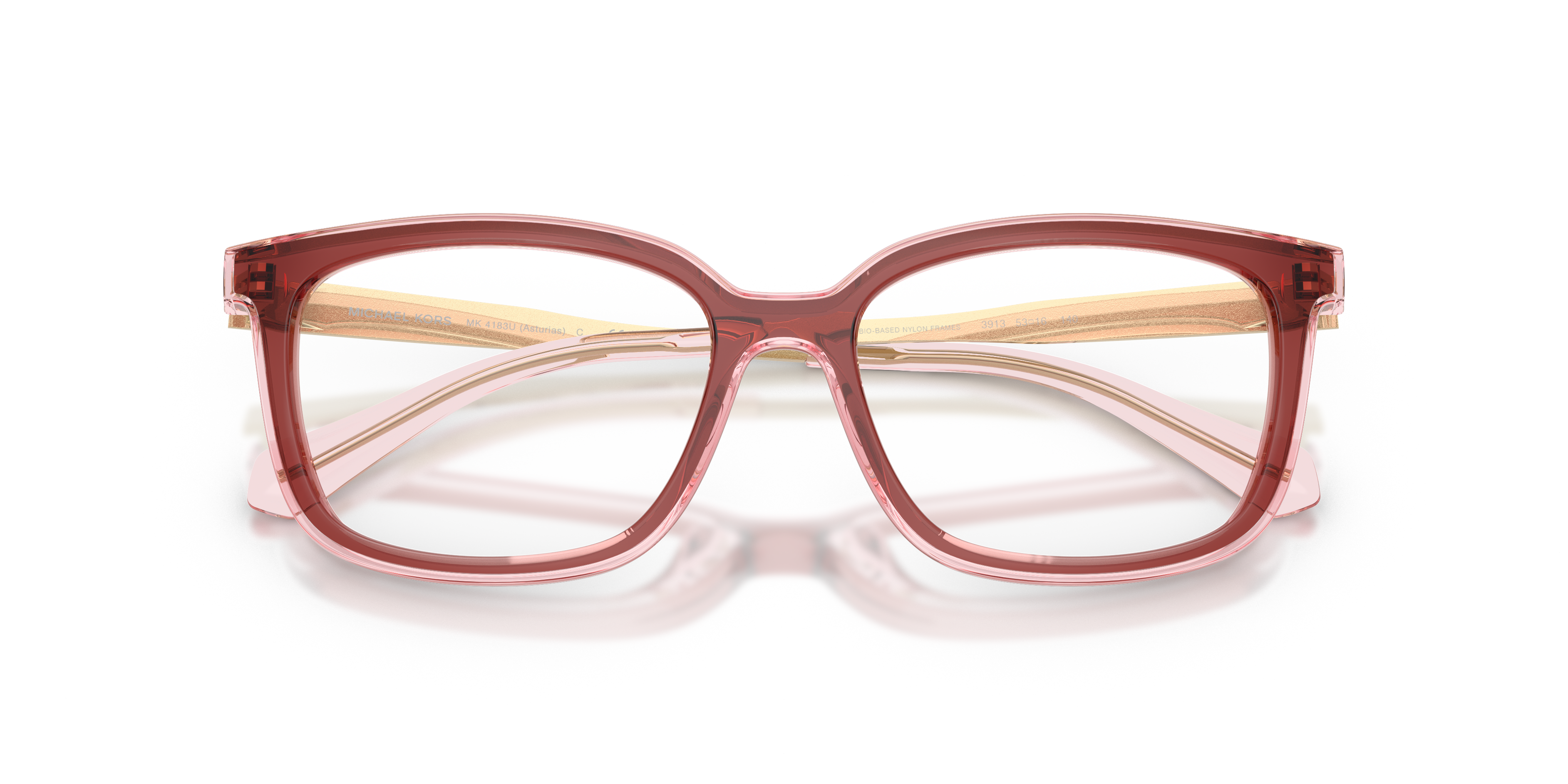 Michael Kors Mujer Michael Kors MK4183U ASTURIAS 3913 Monturas ópticas Inyectado Marrón Transparente Cuadrada Norma