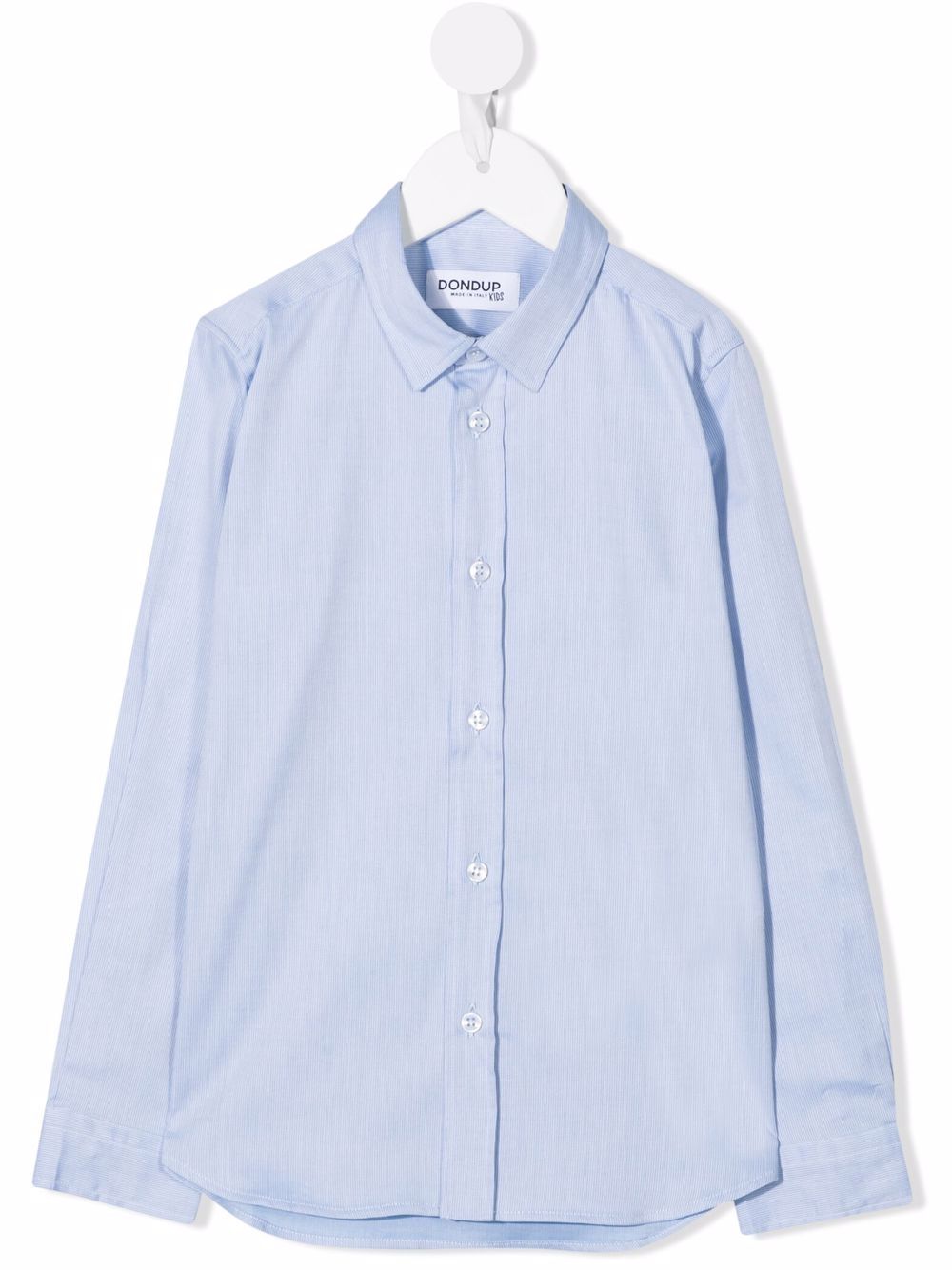Button-down fitted shirt - Blue