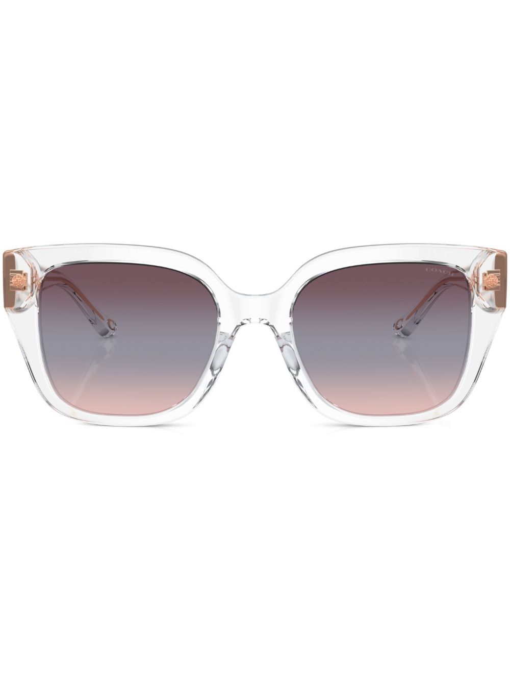 Charms oversize-frame sunglasses - White