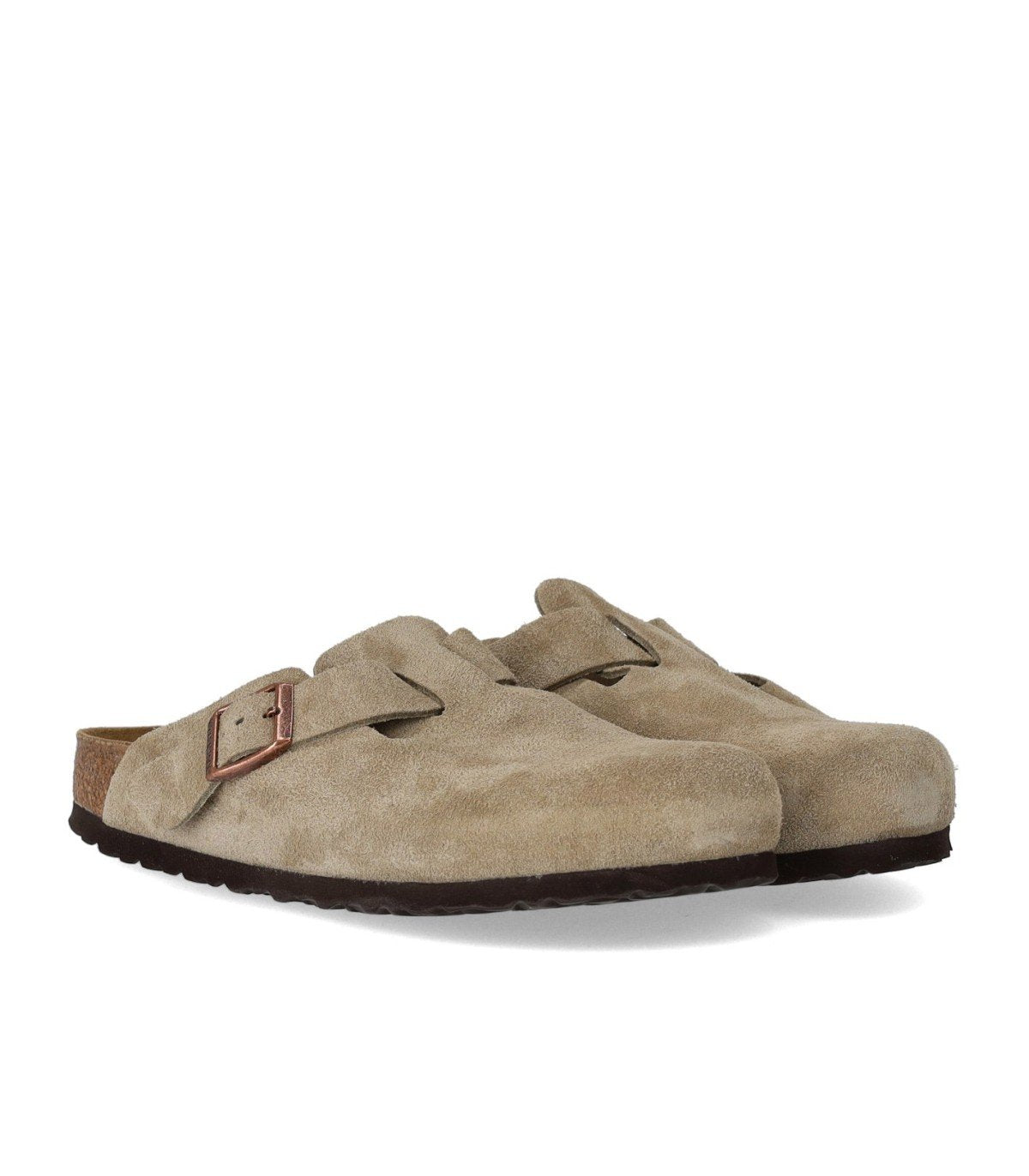 Birkenstock Boston Suede Taupe Unisex Clog