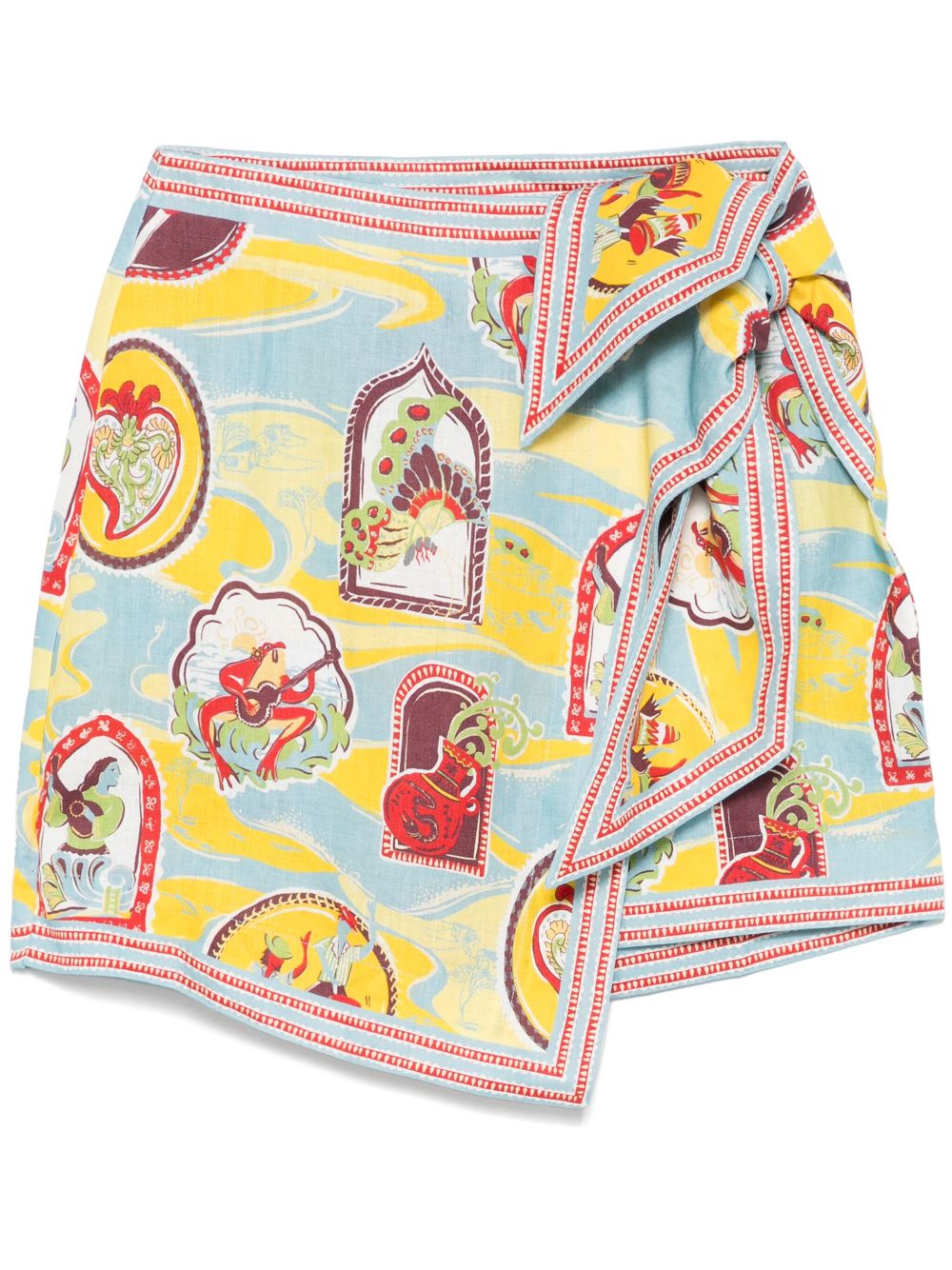 Emilio mini skirt - Blue