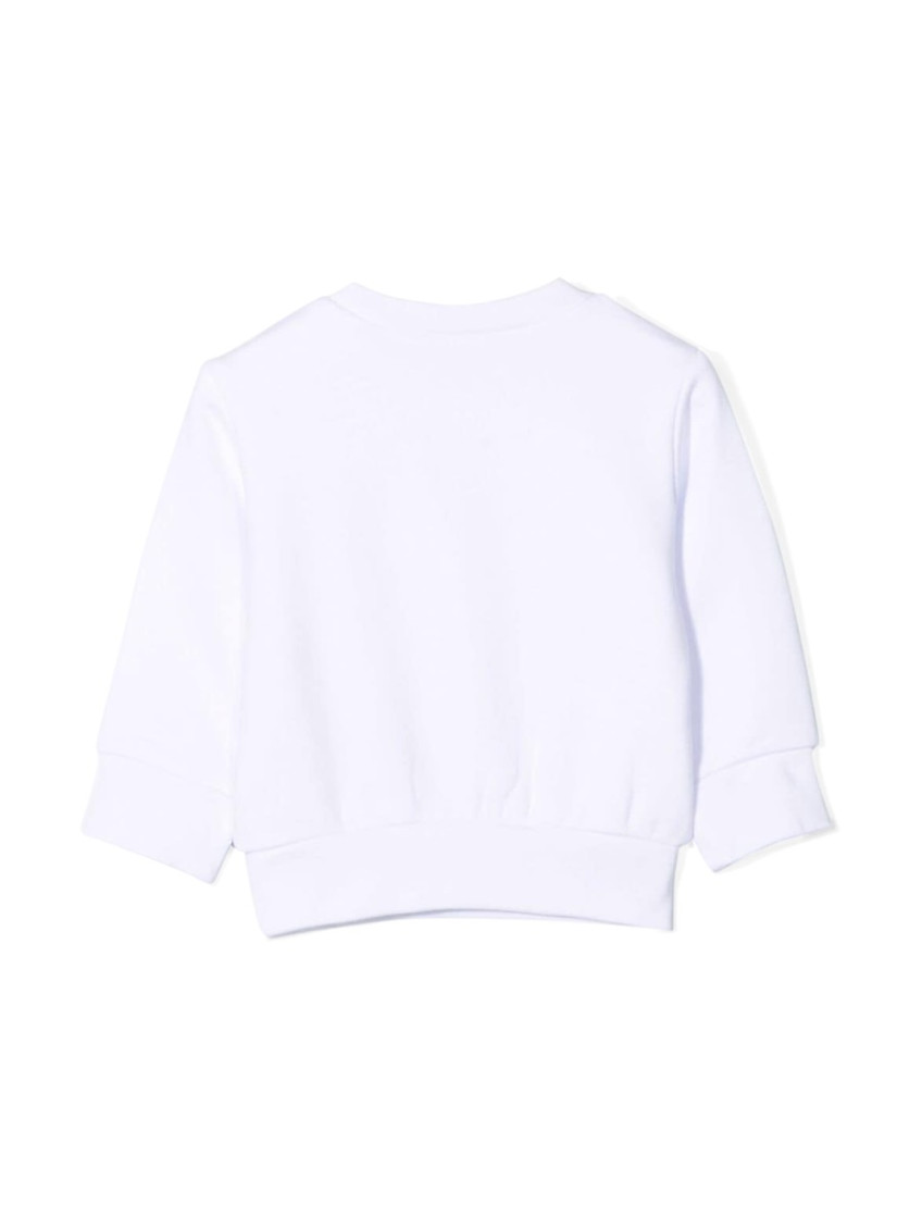 Babies White Cotton Sweatshirt