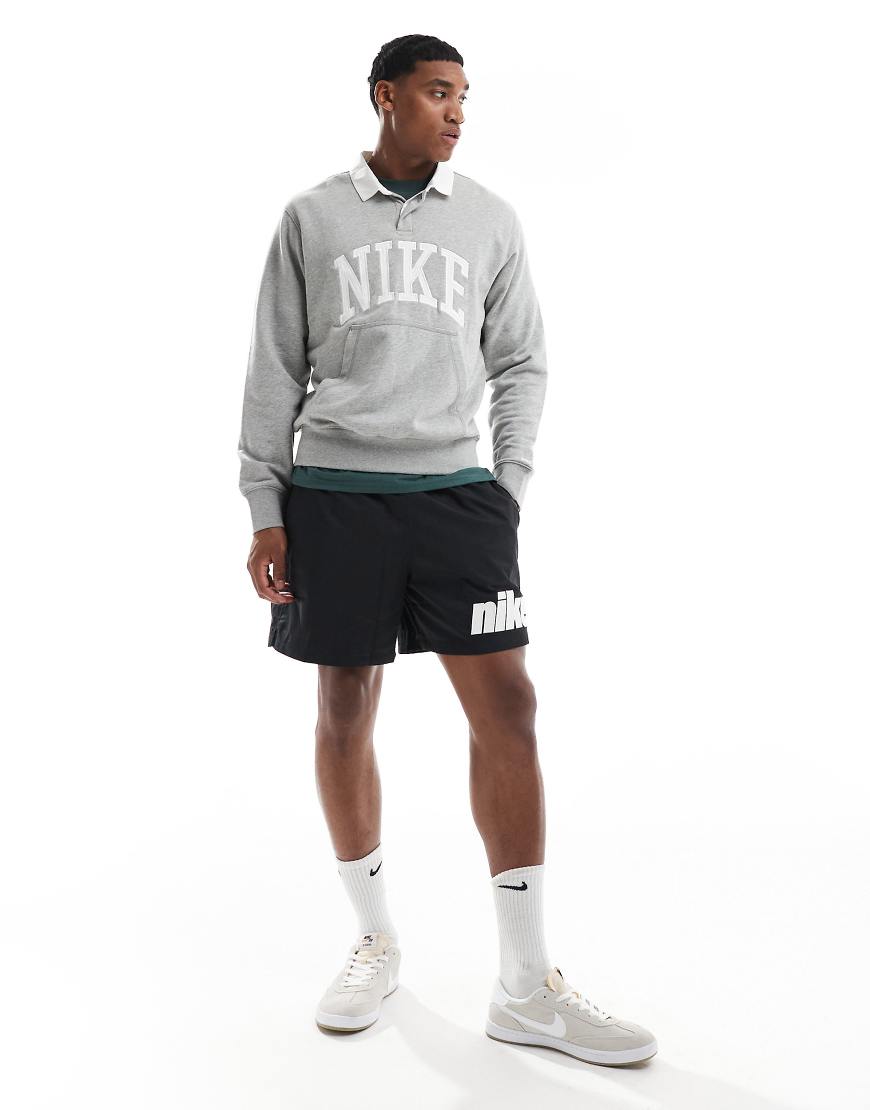Block 2.0 logo woven shorts in black