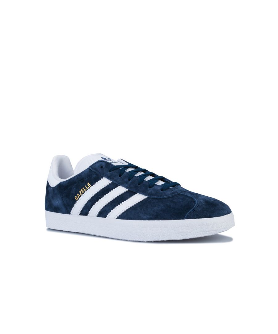 ADIDAS Originals Mens Gazelle Trainers in Navy Suede