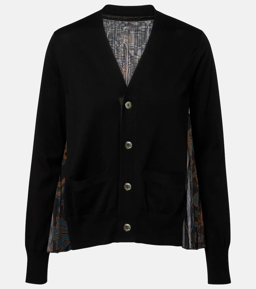 Cotton tulle cardigan