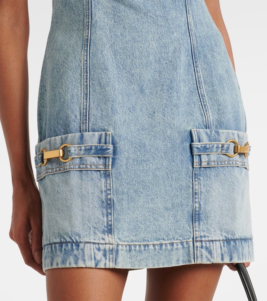 Denim minidress