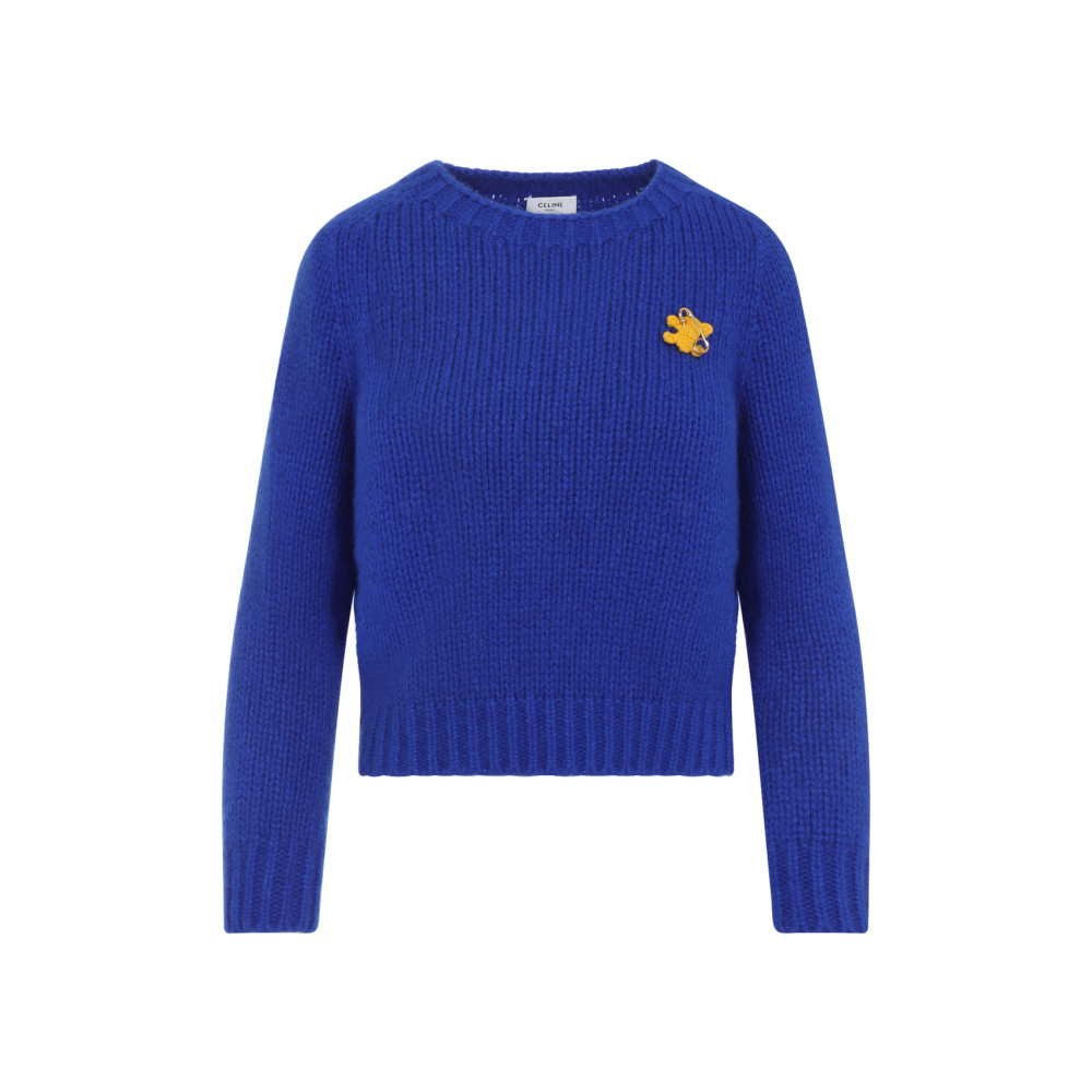 Royal Blue Crew Neck Sweater