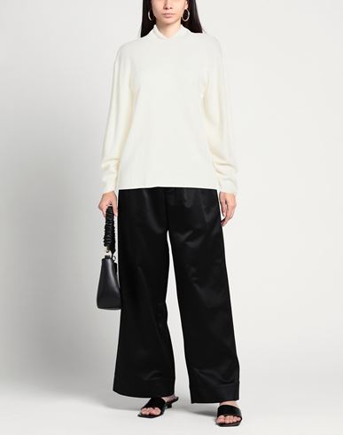 Woman Turtleneck Ivory Size M Wool, Cashmere