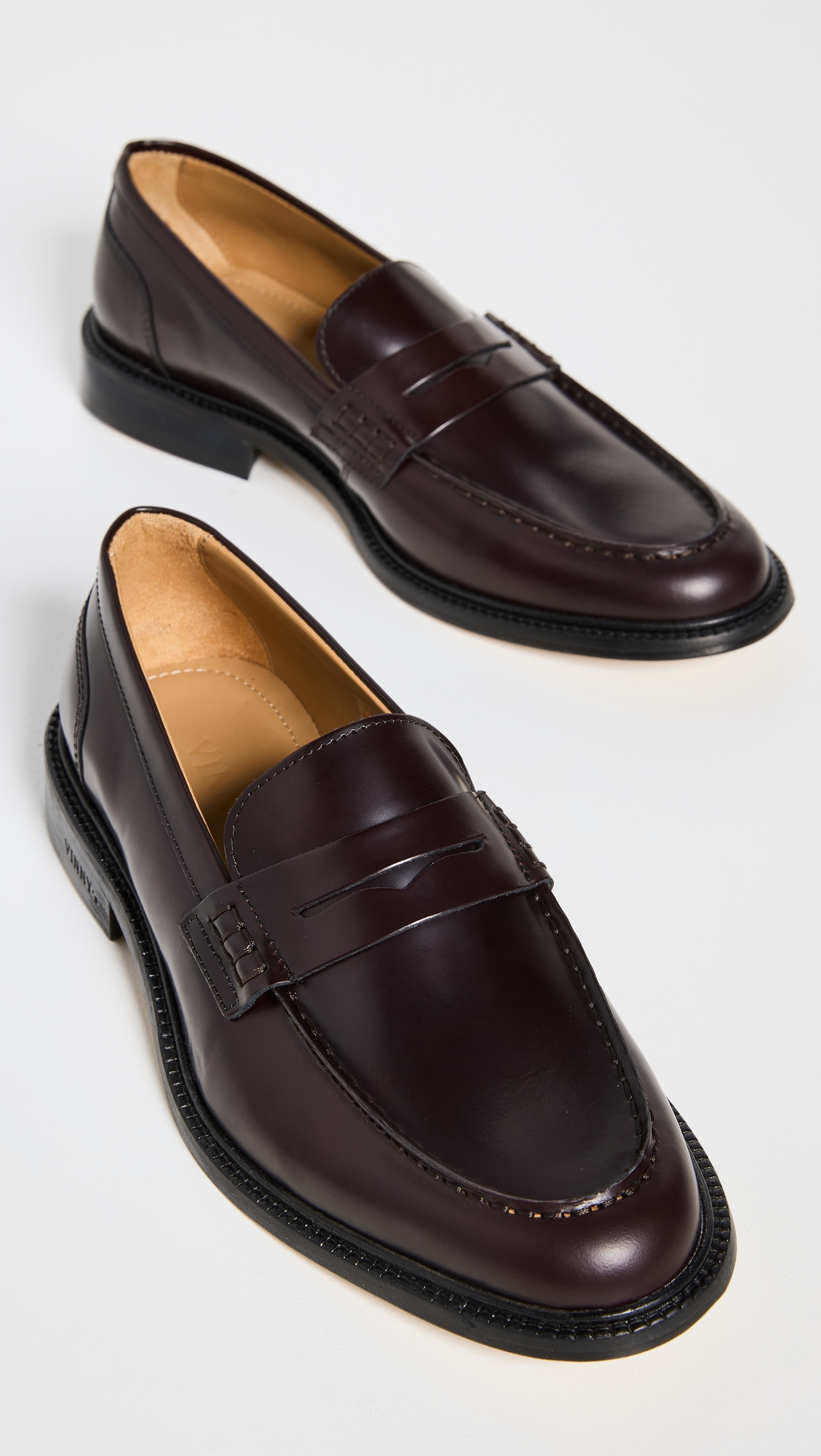 Townee Penny Loafer Brown Polido Leather