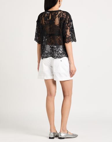 Woman Top Black Size 10 Polyester