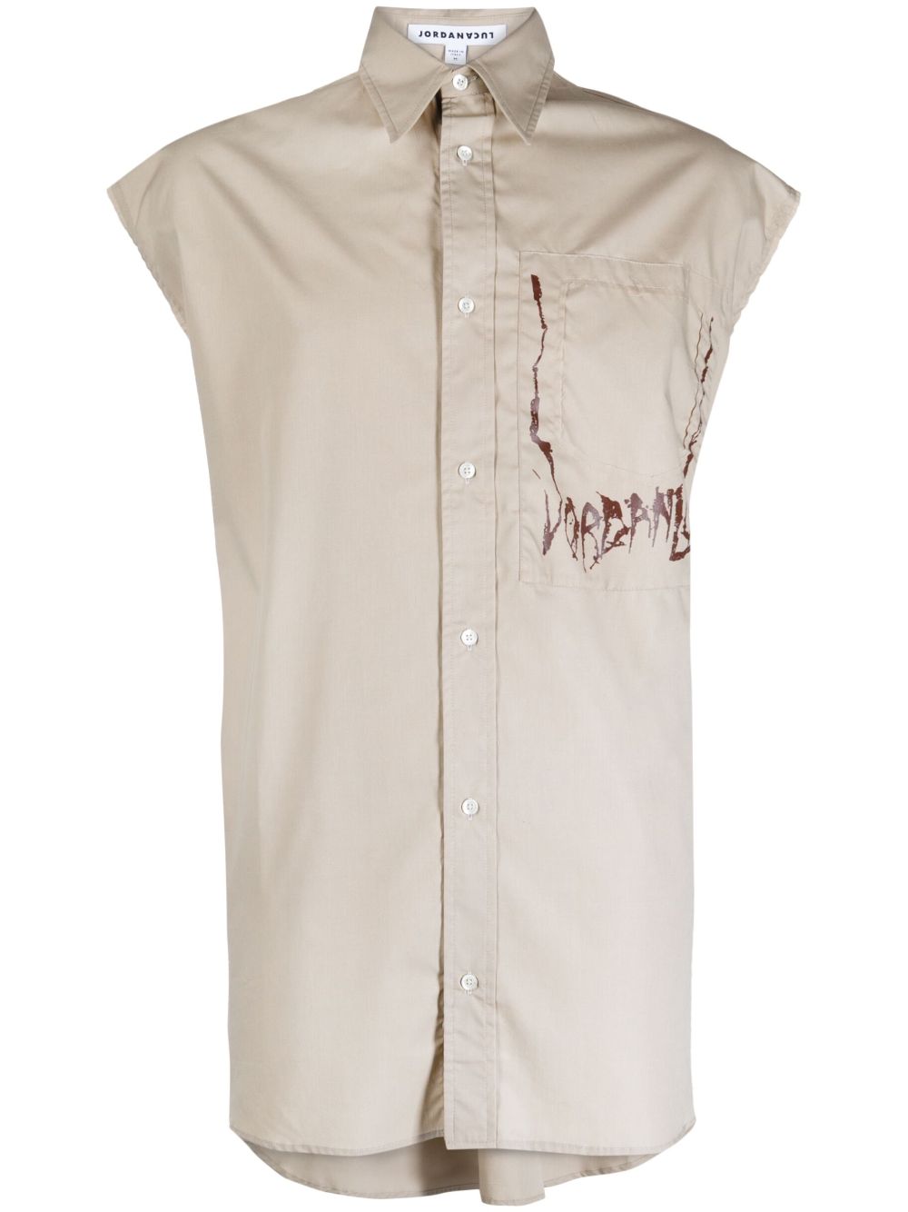 Skulls cotton shirt - Neutrals