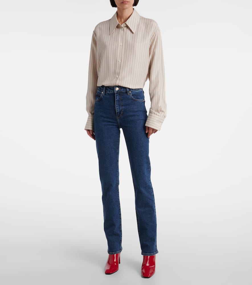 Ruler high-rise slim jeans
