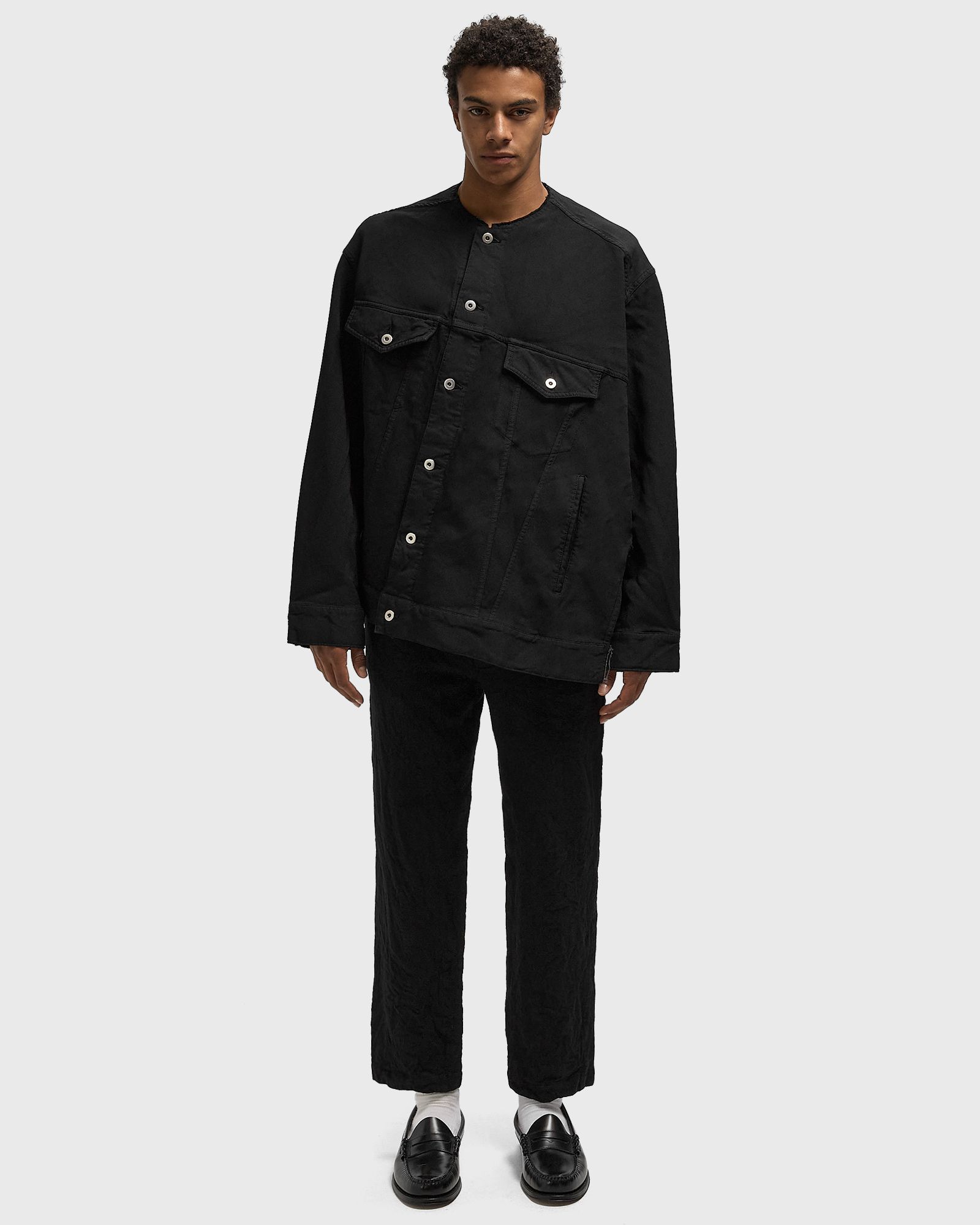 JACKET black male Denim Jackets now available at BSTN