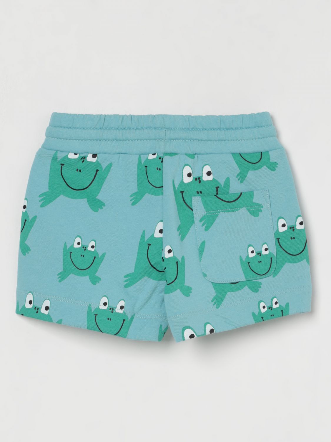 Illustration-print shorts - Blue
