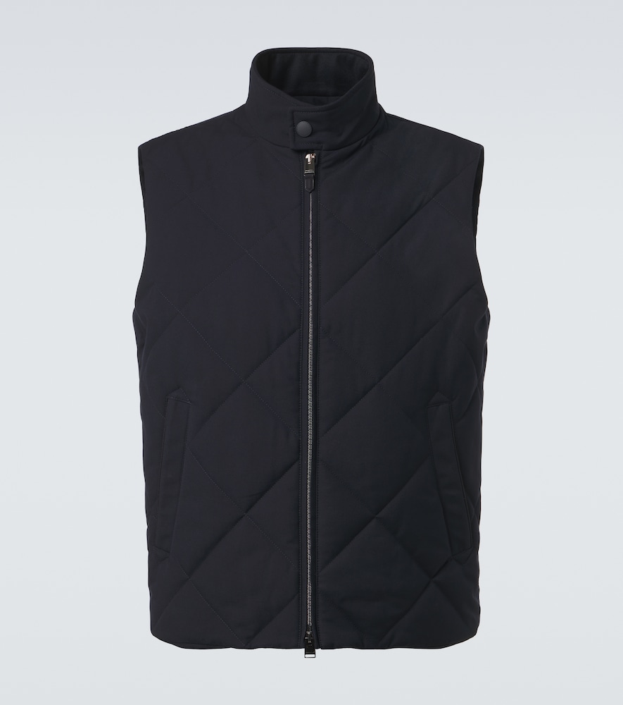 Quilted puffer vest