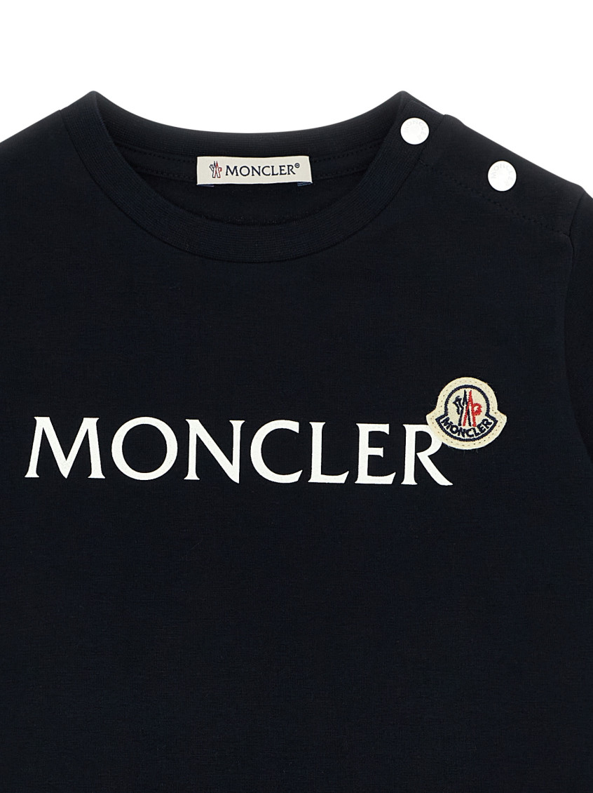 Baby Boys Navy Blue Logo T-shirt