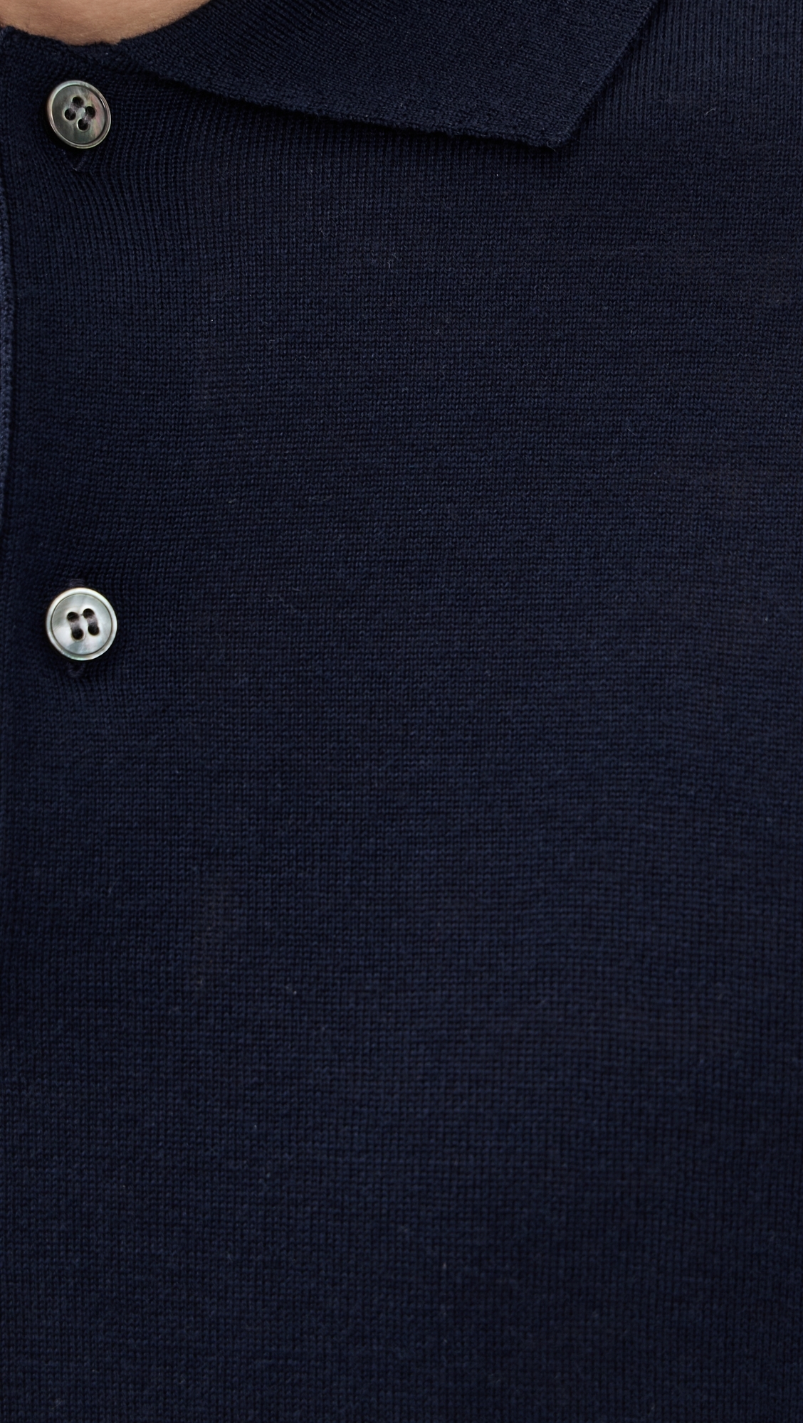 Greyson Saratoga Merino Long Sleeve Polo Sweater MALTESE BLUE