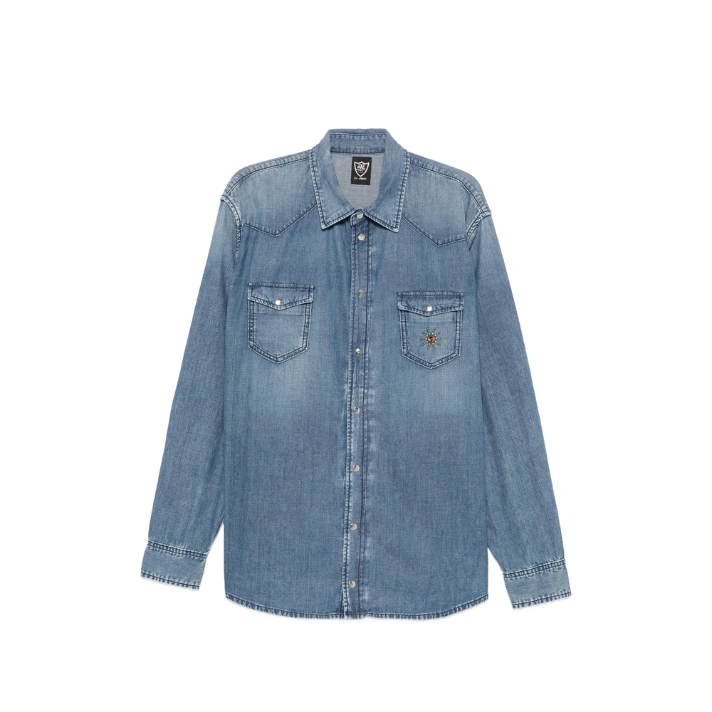 Embellished Western-yoke Shirt