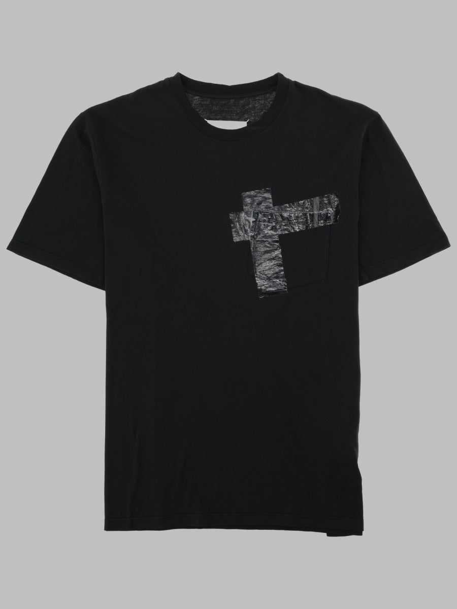 Men's Graphic Patch Cotton T-Shirt