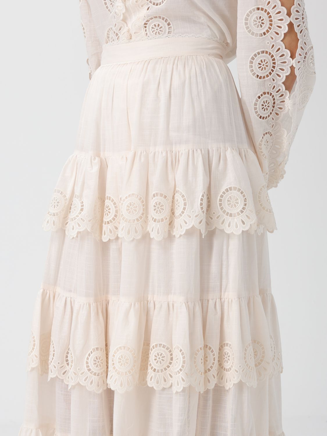 Skirt Woman color Ivory