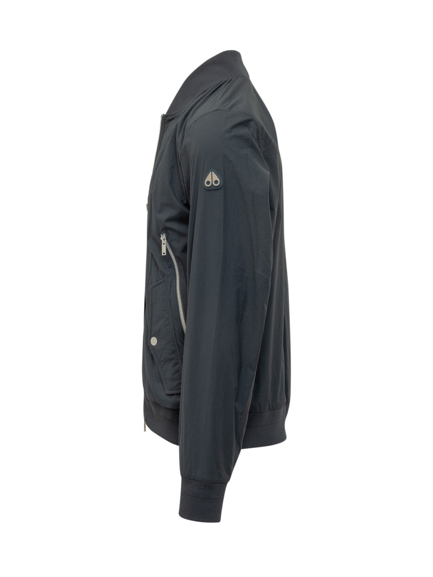 Zip-pocket Bomber Jacket