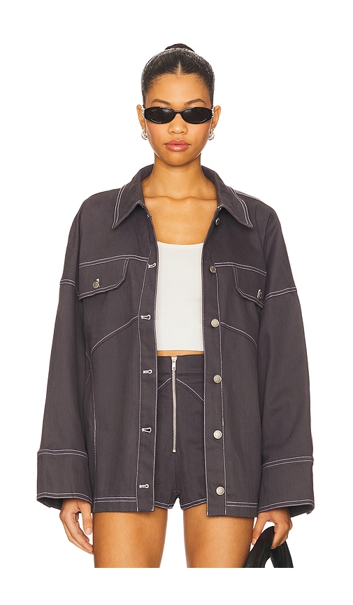 BY.DYLN Brixton Jacket in Slate.  XS also in L, M