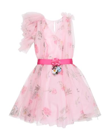 Kid Girl Kids' dress Pink Size 12 Polyester, Polyamide