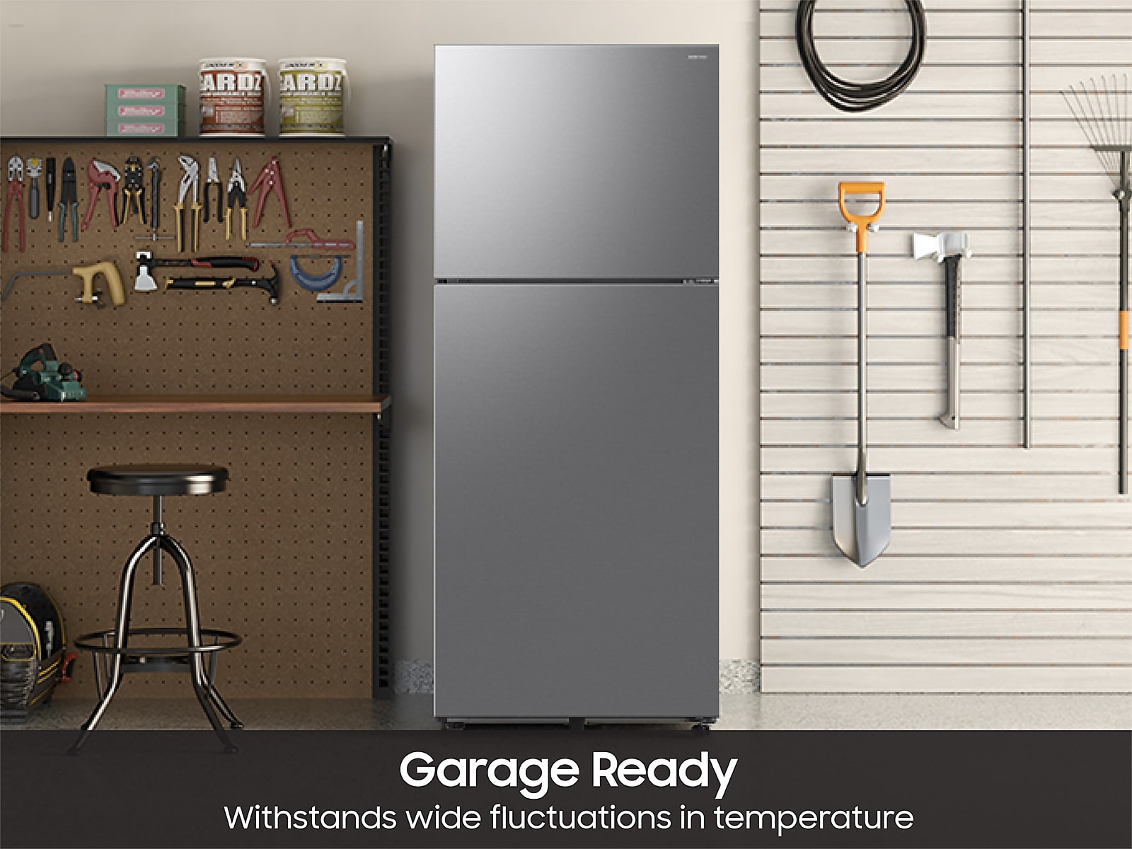 18 cu. ft. Top Freezer Refrigerator with All-Around Cooling in Stainless Steel(RT70F18LRSRAA)