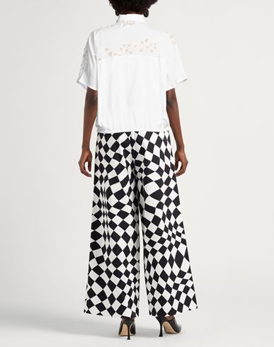 Alpha Studio Woman Shirt White Size 10 Cotton, Polyester