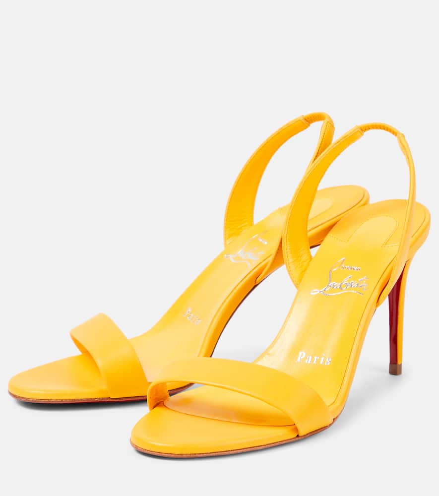 Christian Louboutin O Marylin 100 leather slingback sandals