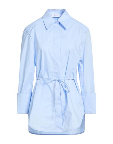 Woman Shirt Sky blue Size M Cotton