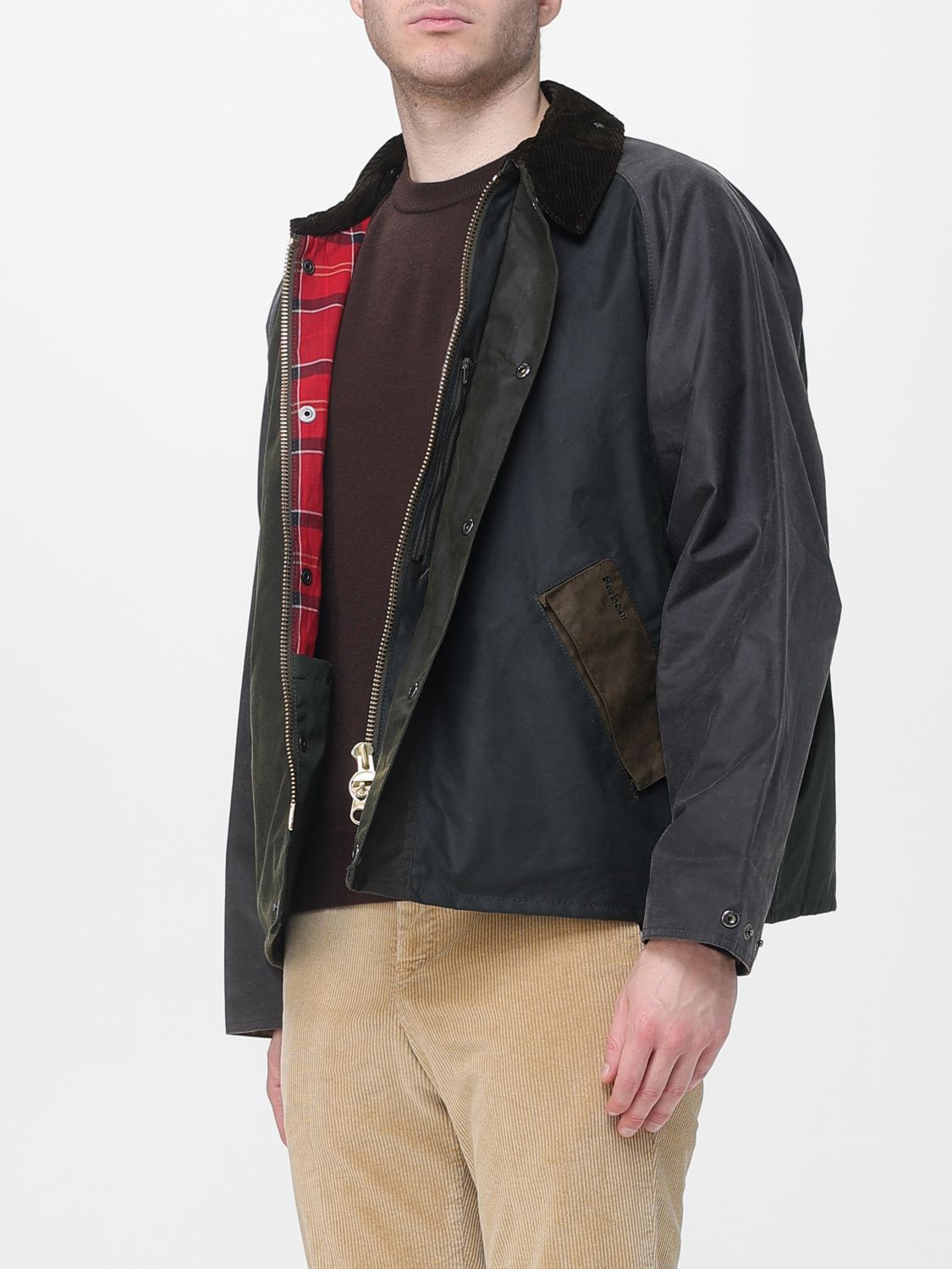Jacket Men color Green