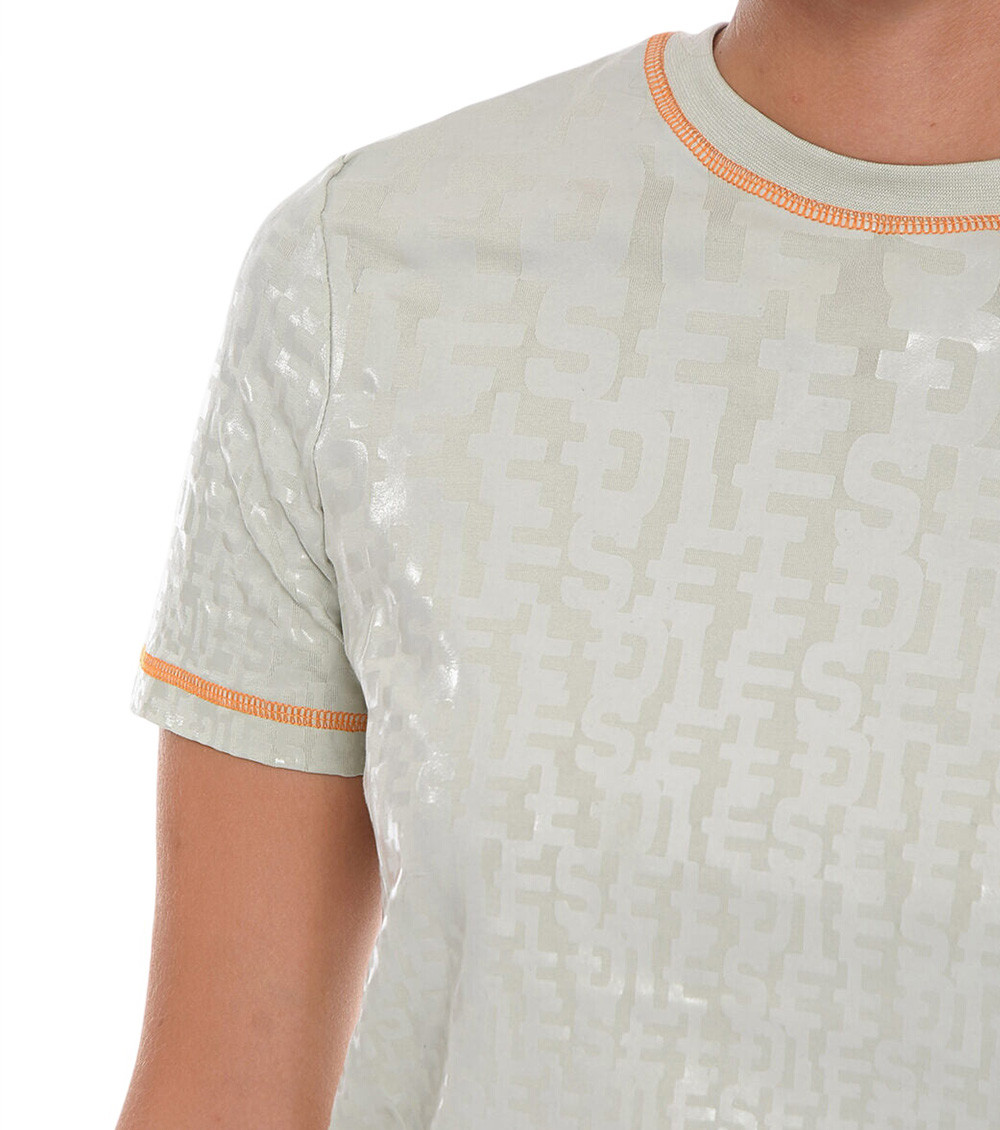Grey Logo Crew Neck T-Shirt