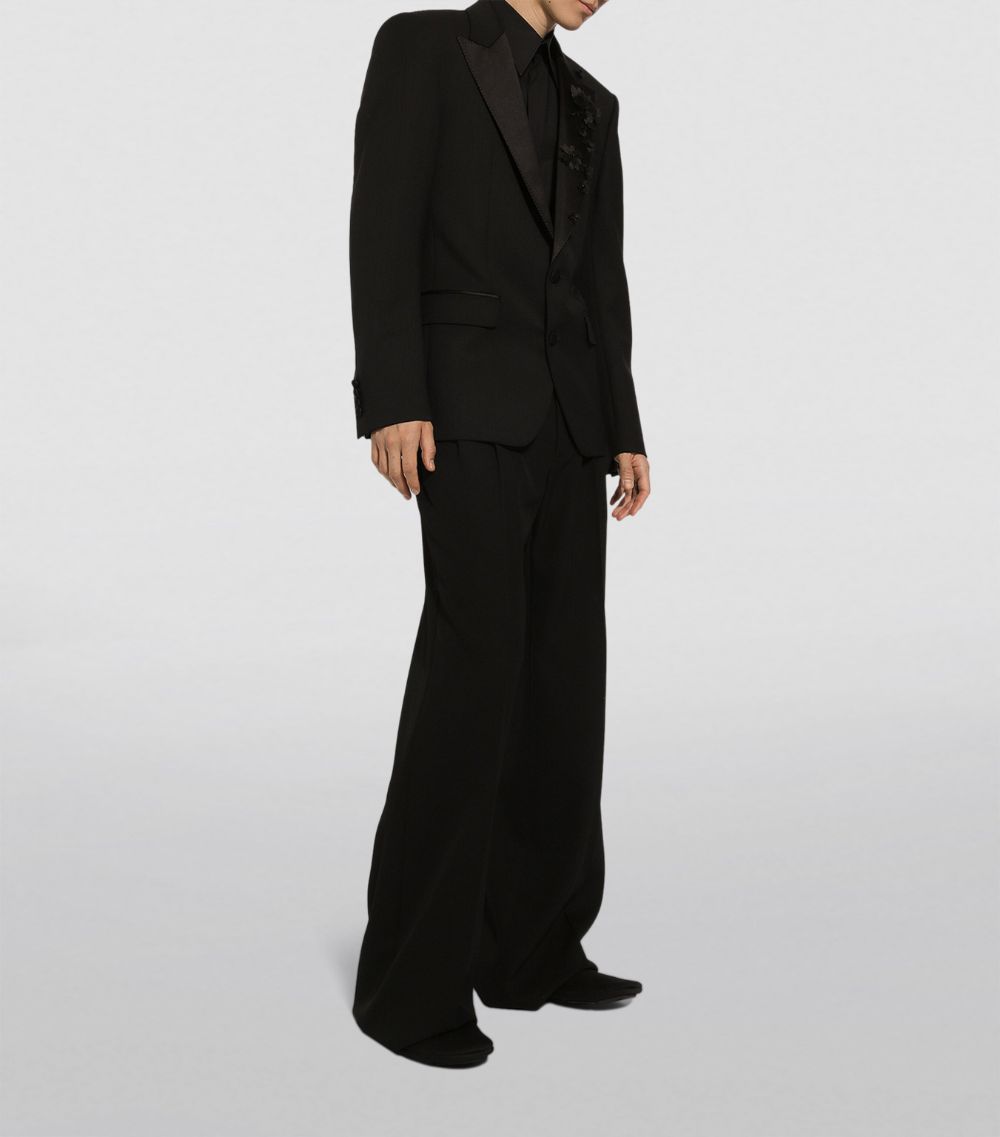Embellished Single-Breasted Blazer