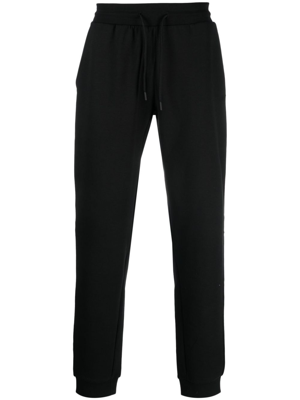 Logo-rubberised track pants - Black