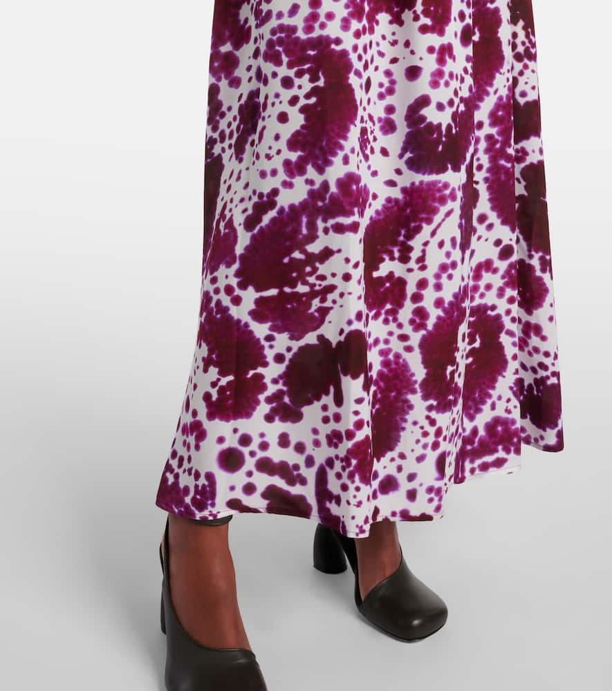 Printed maxi dress