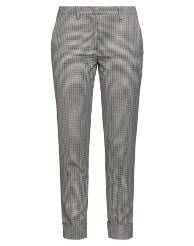 Woman Pants Grey Size 12 Virgin Wool, Ecobrass