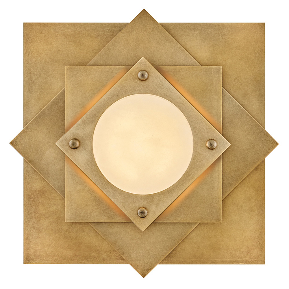Heritage Brass LED Flush Mount from the Claude Collection