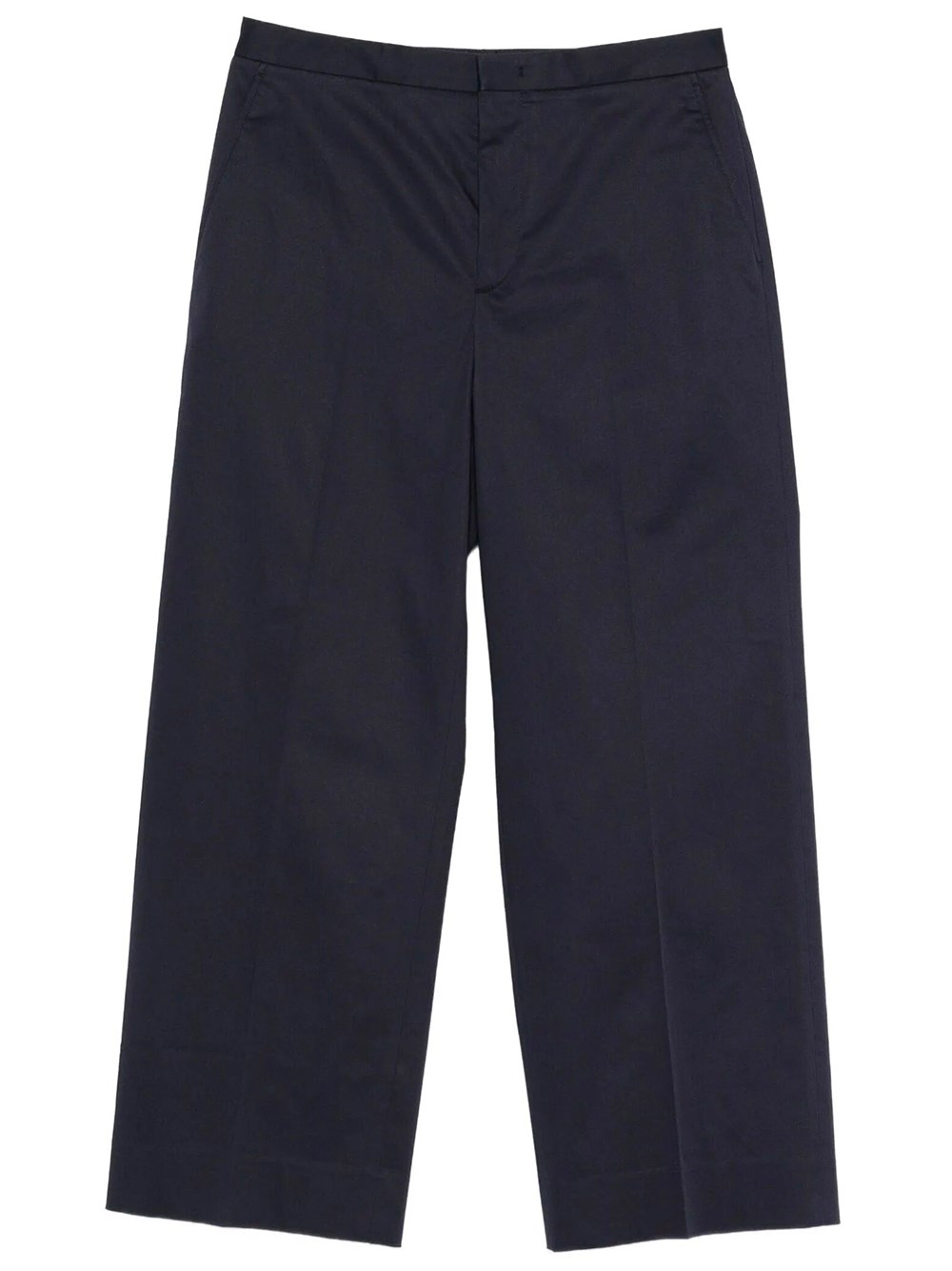 Angel Pressed-Crease Cotton Trousers