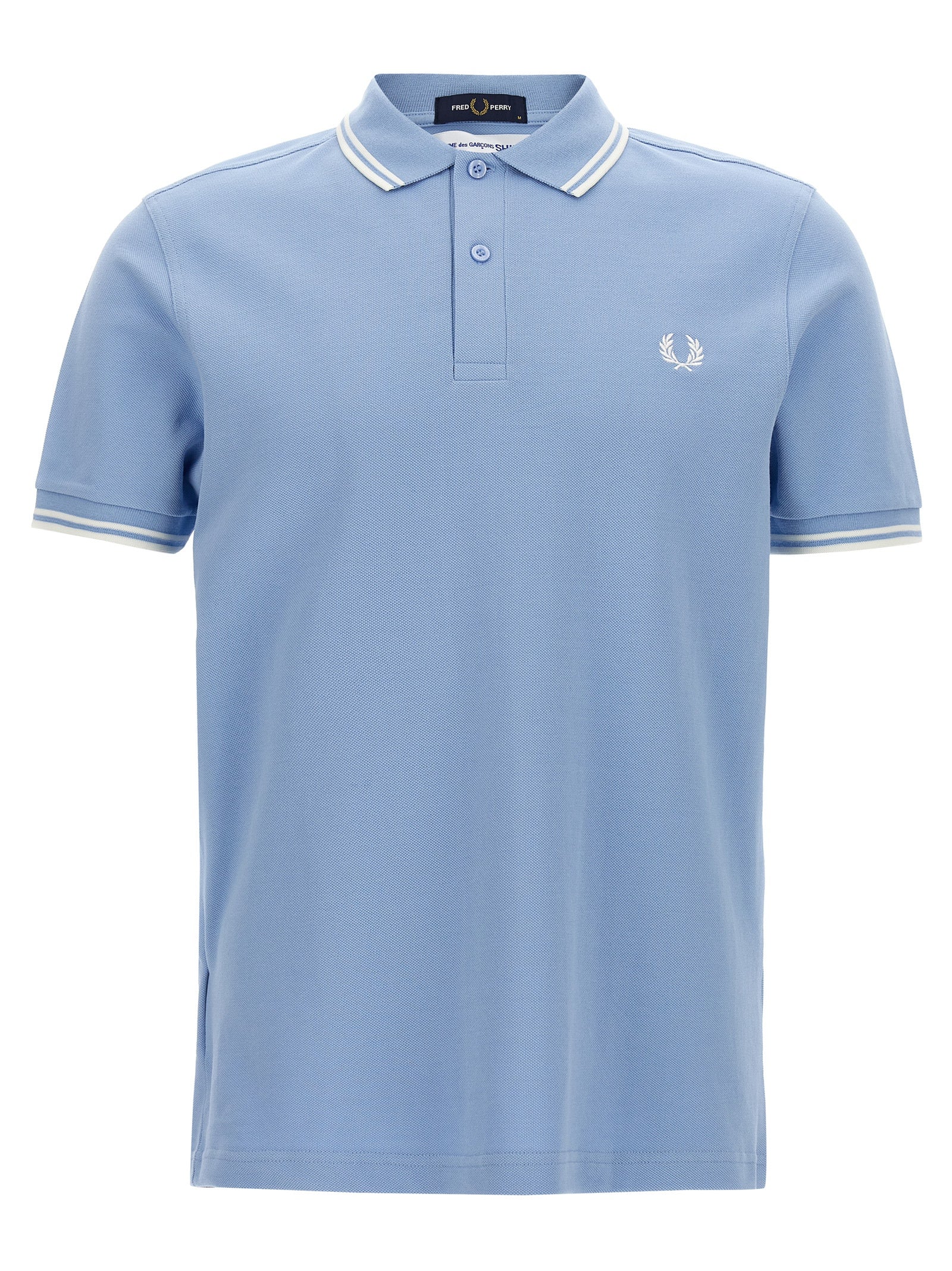 Cotton Piqué Polo Shirt — Blue