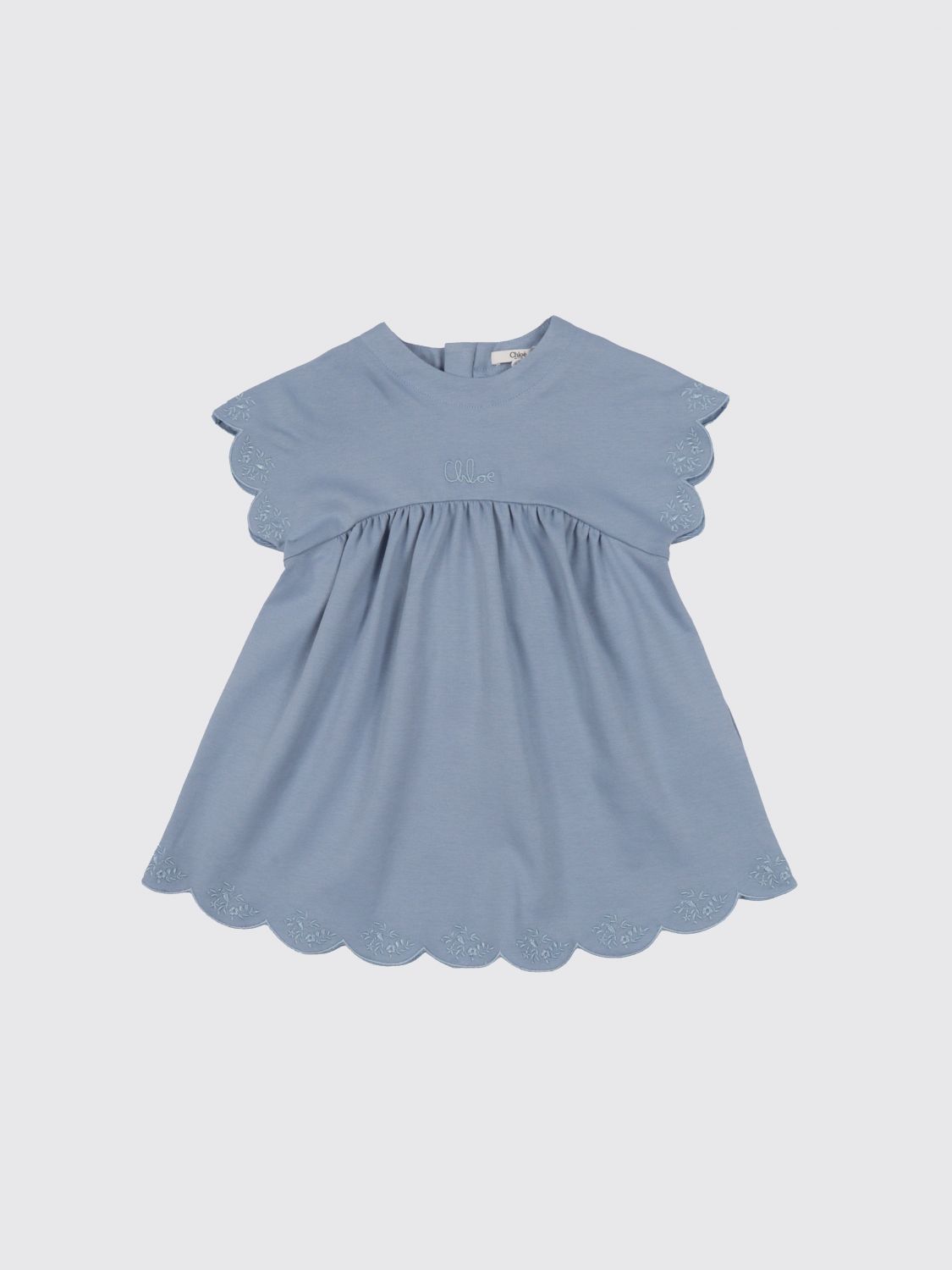 Romper CHLOÉ Kids color Blue