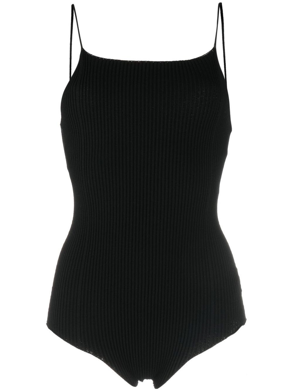 Lourde sleeveless ribbed bodysuit - Black