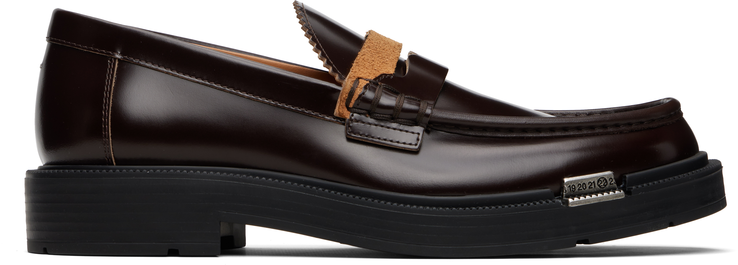 Brown Décortiqué Loafers