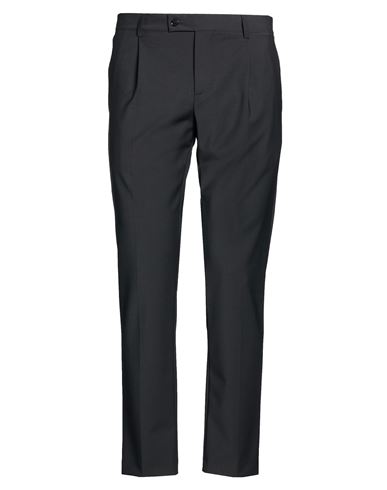 Man Pants Black Size 36 Wool, Polyester, Elastane