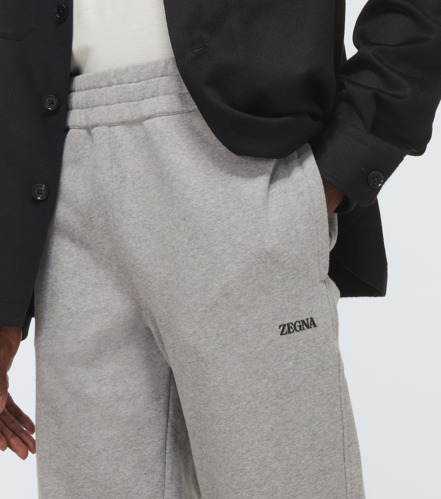 Zegna Logo cotton sweatpants