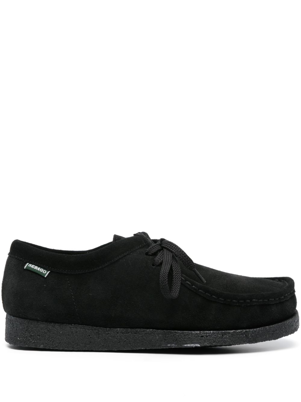 Wallabee leather loafers - Black