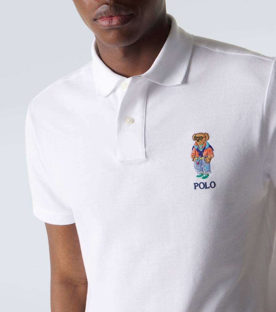 Polo Bear cotton piqué polo shirt