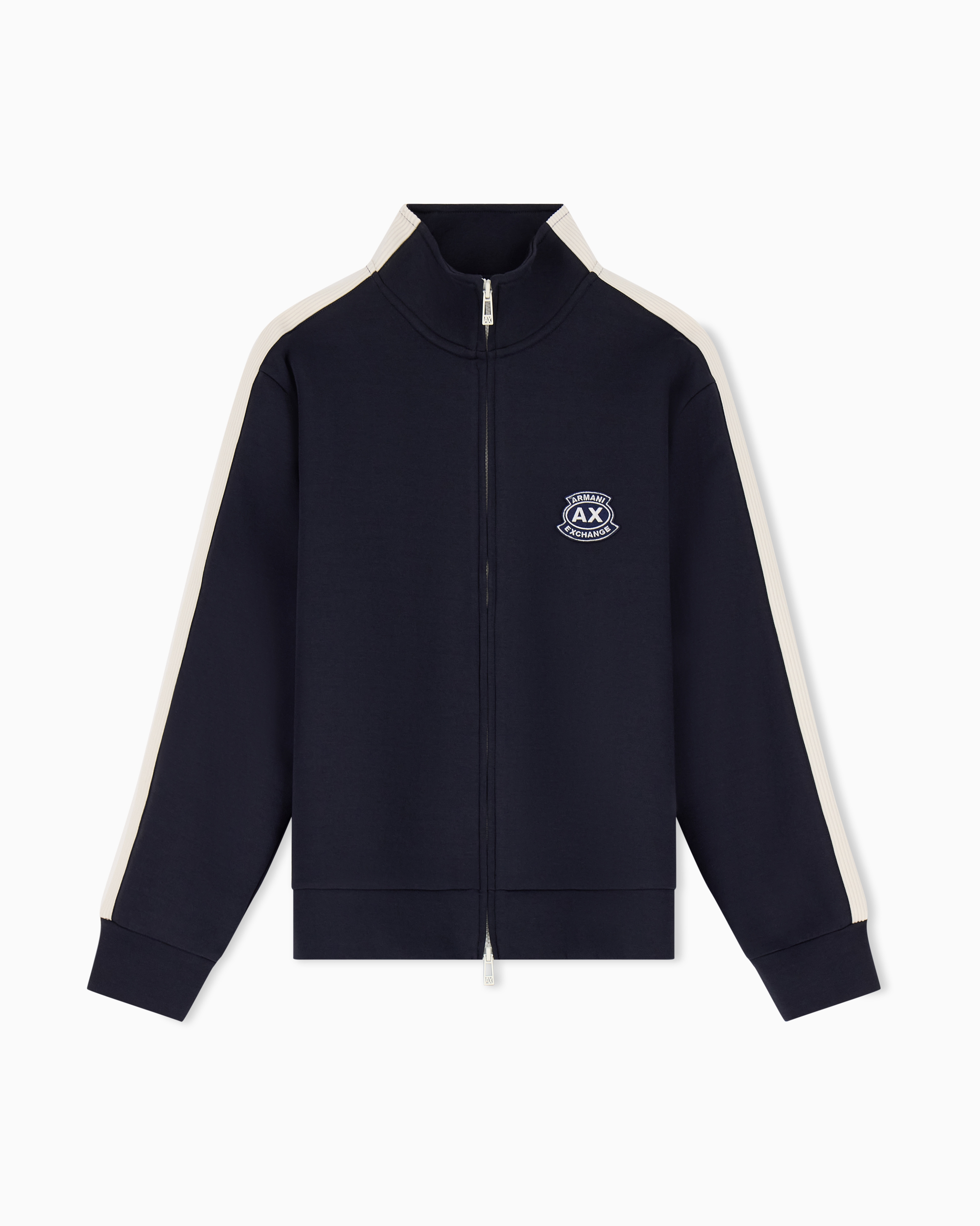 Stretch bonded cotton sweatshirt
